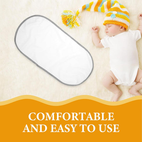 HEALSOPTHY 6pcs Portable Waterproof Diaper Changing Pad for Babies, Washable Compact Changing Mat for Travel