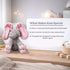 Dimple Kaia Peek A Boo Elephant Toy, Interactive Singing Stuffed Animal Plush with Moving Ears, Musical Stuffed Animal