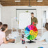 12 Inch 12 Color Prize Wheel, Slot Spinning Wheel Fortune Game, Holiday Activities, Party, Classroom or Home Education