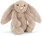 Jellycat Bashful Beige Bunny Stuffed Animal, Medium 12 inches - Classic Children's Gift