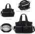 Mommy Lmbabter Diaper Tote Quilted Bag Function Maternity Baby Bag Diaper Changing Messenger with Shoulder Strap Wet