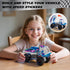 9 1 Set 8 Technic in Pull-Back Car Building - Off-Road Race Vehicle Models for Boys and Girls, STEM Engineering Toy