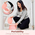 Portable Toddler Travel Potty with Silicone Insert Foldable Potty Chair for Car & Road Trips, Spill-Resistant Training