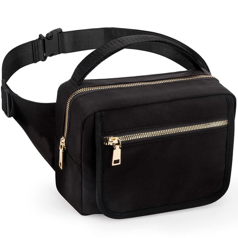 printe Small Diaper Bag with Portable Changing Pad, Crossbody Women Waist Bag