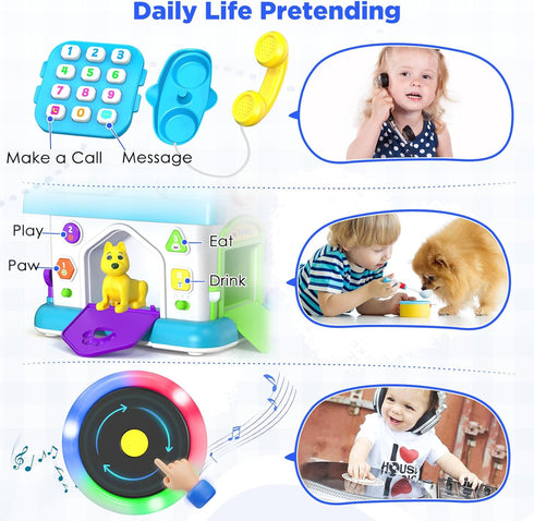 14-in-1 1 12-18 1st 1-2 Vahome Montessori Toys for Year Old Boy Gifts, Musical Educational Baby Toy Month, First