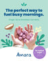 Fiber-Packed 12 Pack Amara Breakfast Oat Melts - Organic Toddler Snack - Single Serve Oat Bites with Real Fruit, No