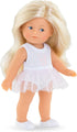 Corolle Mini Corolline Rosy Ballerina Gift Set, 8" Doll with 3 Accessories - Tiara, Ballet Sweater, Leg Warmers