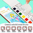 5Pack Sets 4-8, JUNQIU Water Color Paint for Kids, Paint With Water Books for Kids Ages Pocket Watercolor Painting