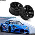 1/10 RC Rally Racing Wheels 12mm Hex Hard Plastic Rims for 1:10 Scale Drift Car Tires, 4PCS Compatible with Tamiya TT01