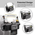 TOPDesign Universal Baby Stroller Organizer, Double Stroller Caddy with Detachable Mesh Bag & Heightened Insulated Cup