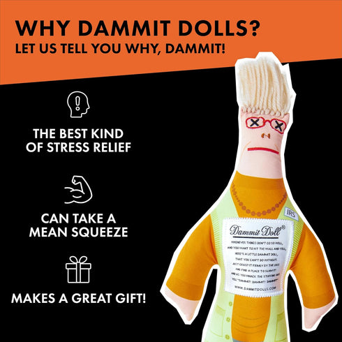 Dammit Doll - Limited Edition Vol. 2, Stress Relief Gag Gift (Iris Awditor)