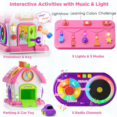 1 1 12-18 1-2 Vahome Musical Montessori Toys for Year Old Girl Gifts, First Birthday Gifts for Year Old Girl