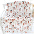47" 47", 70% 30% LifeTree Muslin Swaddle Blankets, Western Baby Swaddles for Boys Girls Newborn, Soft Large x Cowboy