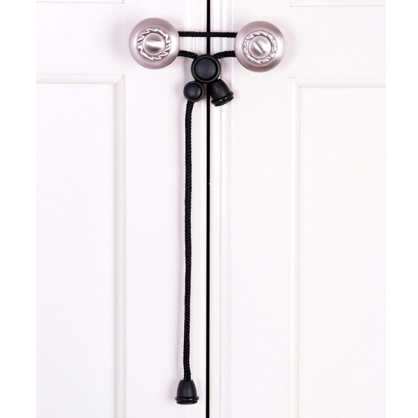KisCords Baby Safety Cabinet Locks for Knobs Child Safety Cabinet Latches for Home