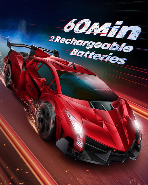 V992 Cars,1:14 Scale,2-in-1 4-6 Veeniix Transform Remote Control Car,Transform Robot RC Robot Toy Car with Sound