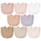 MairMore 8-Pack Muslin Baby Bandana Drool Bibs for Unisex Girls & Boys