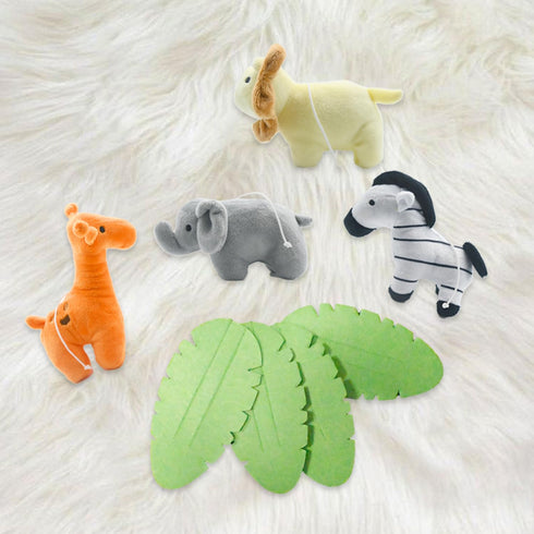 ZYATKSML 12 Crib Mobile, Baby Mobile with Lullabies, Musical Baby Crib Mobile for Boys or Girls, Safari Animals Crib