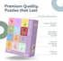 Birth Month Flower Puzzles for Adults 1000 Pieces - High Resolution, Smooth Edged, Matte Finished Jigsaw Puzzle