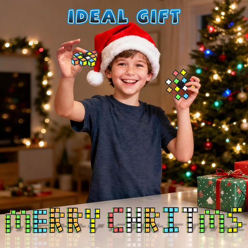 Mini-13 2x2x2 Cube-4 1 Magnetic Fidget Spinner Blocks, Glow Magnet Cube & Transformable Fidget Spinner & Infinity Cube