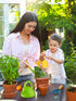 Biubee Kids Gardening Tools Set - Watering Can Toy, Shovel, Hand Rake, Metal with Sturdy Plastic Handle, Garden Toys
