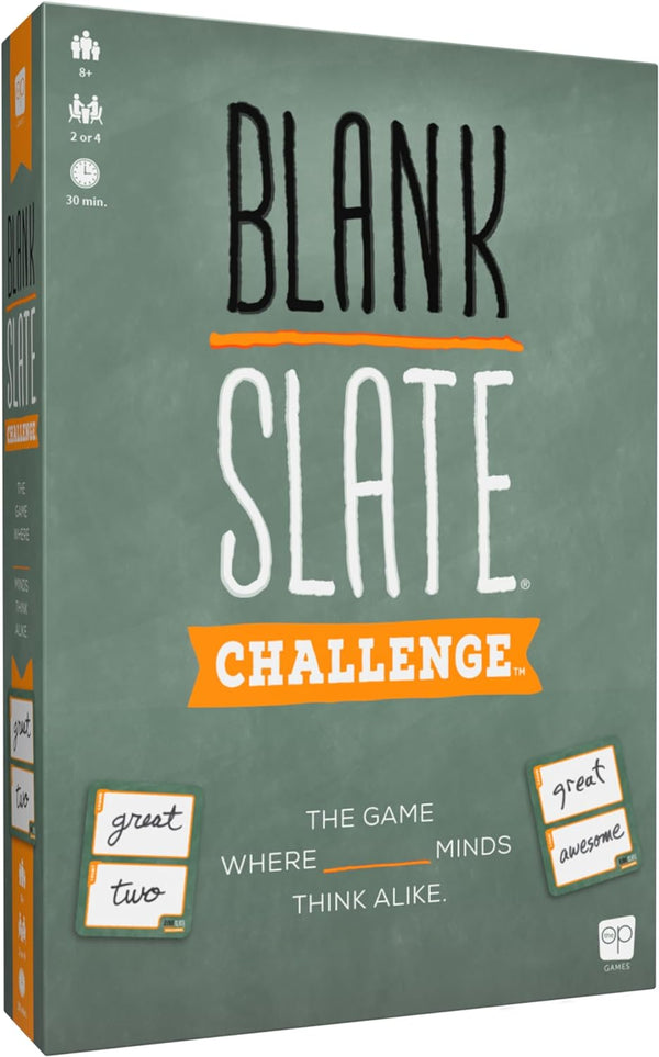 Blank Slate Challenge Board Game, Family-Friendly Word Association Game for 2-4 Players, Ages 8+, 30 Min Cooperative