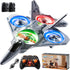 WATUDOU Mini Stunt Remote Control Plane Drone Toys with LED Lights 2.4GHz RC