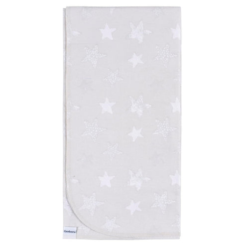 Gerber Unisex Baby 100% Cotton Flannel Receiving Blankets 30x30 Inches (Pack of 4), Celestial, One Size by Gerber