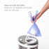 Pack, 400 Count Ubbi Disposable Nappy Sacks, Lavender Scented, Easy-To-Tie Tabs, Baby Diaper Disposal or Pet Waste