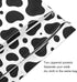 Haskirky 2 Cow Print Black White Pcs Cloth Diaper Wet Dry Bags,Waterproof and Washable Bag for Travel Reusable Wet Bag