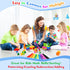 QUYSK 300 Counting Pcs Linking Cubes for Kids - Blocks with Storage Boxes, Connecting Cubes Math Manipulatives