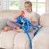 5Pcs 41.3" Giant Squid Stuffed Animal with Small Marine Clownfish,Crab, Seahorse, Angler Fish Baby Plush Toys, Adorable