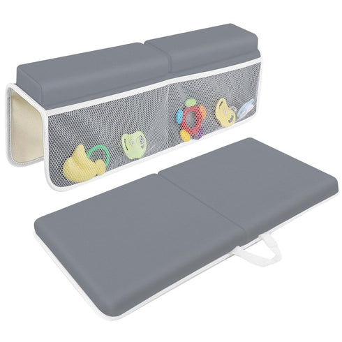 JJGoo Bath Kneeler with Elbow Rest Pad Set, 1.5 inch Kneeling Pad