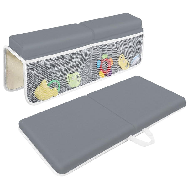 JJGoo Bath Kneeler with Elbow Rest Pad Set, 1.5 inch Kneeling Pad