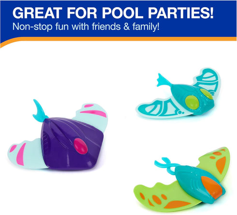 SwimWays Zoom-A-Rays Water Toys - Kids Pool Toys for Swim Training, Diving Toys & Outdoor Games for Ages 5+