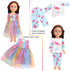 10 Sets 18 Inch 10 of American Doll Clothes, Including of Doll Clothing Dress Outfits for Gift Dolls, Birthday Gifts
