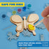 JOYIN 12 pcs Wooden Magnets, Spring Arts & Crafts Kit for Boys and Girls, Craft Toys for Birthday and Easter