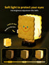 Biscuit Night Light for Kids, Rechargeable Baby Night Lights, Portable Sleep Nightlight, Cute Nursery Lamp, Table Lamps