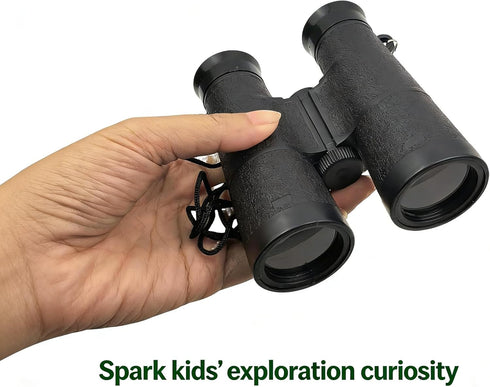 MAGIKON 4.6 3.5 inches Toy Binoculars with Neck String, Camping Birthday Party Supplies Nature Exploration Toys