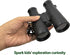 MAGIKON 4.6 3.5 inches Toy Binoculars with Neck String, Camping Birthday Party Supplies Nature Exploration Toys