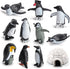 SCAHOW 11PCS Penguin Toys, Plastic Arctic Animal Penguin Figures for Kids, Realistic Polar