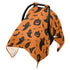 Mazeann Halloween Black Pattern Car Seat Cover Baby Breathable Soft Infant Carseat Covers