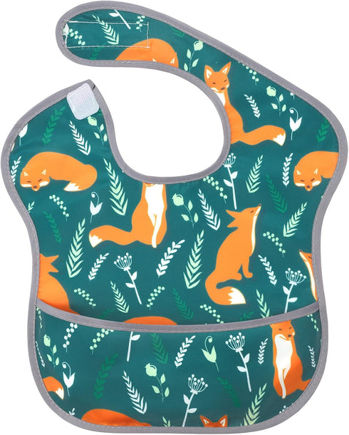 Accmor Waterproof Baby Feeding Bibs - Mess Proof Apron Smock for Toddlers