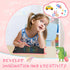 EooCoo 2 Pack, 3-5 8.5 Inch Toddler Toys, LCD Writing Tablet for Kids Toddler Travel Essentials Drawing Pad, Mess Free
