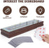 Set, Sets Wooden Cribbage Board Game Premium Wooden Board with Magnetic Lock and Metal Pegs, Strategy Card Game