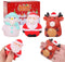 FauKait 3 Pack Christmas Squeeze Spit Bubble Toys for Kids Boys Girls Toddlers