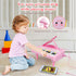 1+Years 24 Love&Mini Pink Piano Toys for Old Girls First Birthday Gifts Toddler Piano Music Toy Instruments with Keys