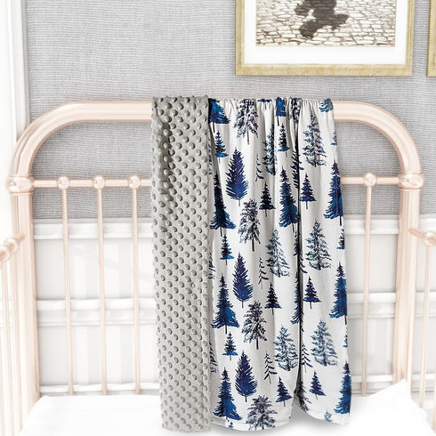 Jola's House 4 Pack Blankets30X40 Soft Woodland Baby for Unisex Girls or Boys Breathable Gender Neutral Nursery Double
