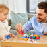 LovesTown 2 PCS Wooden Animal Puzzles - Alphabet Building Blocks for Preschool Letters and Numbers