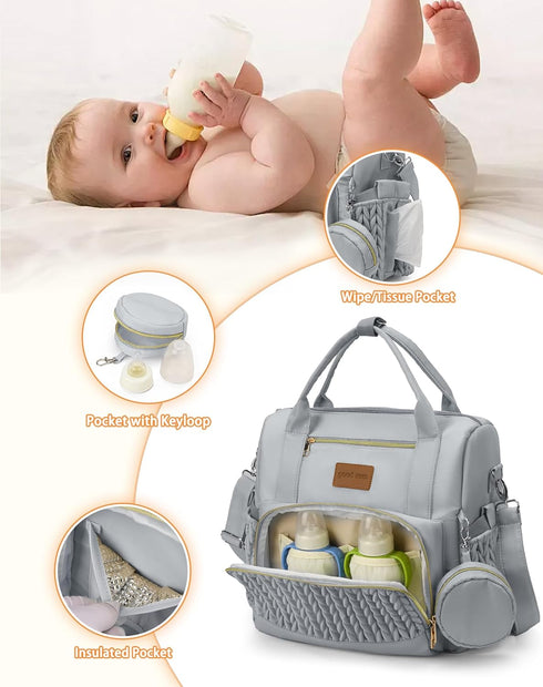 ZCSERTGI Backpack Backpacks,Newborn Diaper Bag,Stylish Waterproof Baby Diaper Bags with Changing Pad,Insulated