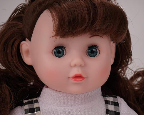 13” Interactive Baby Dolls, Realistic Baby Doll with Soft Body & Open/Close Eyes for Kids Age 3+